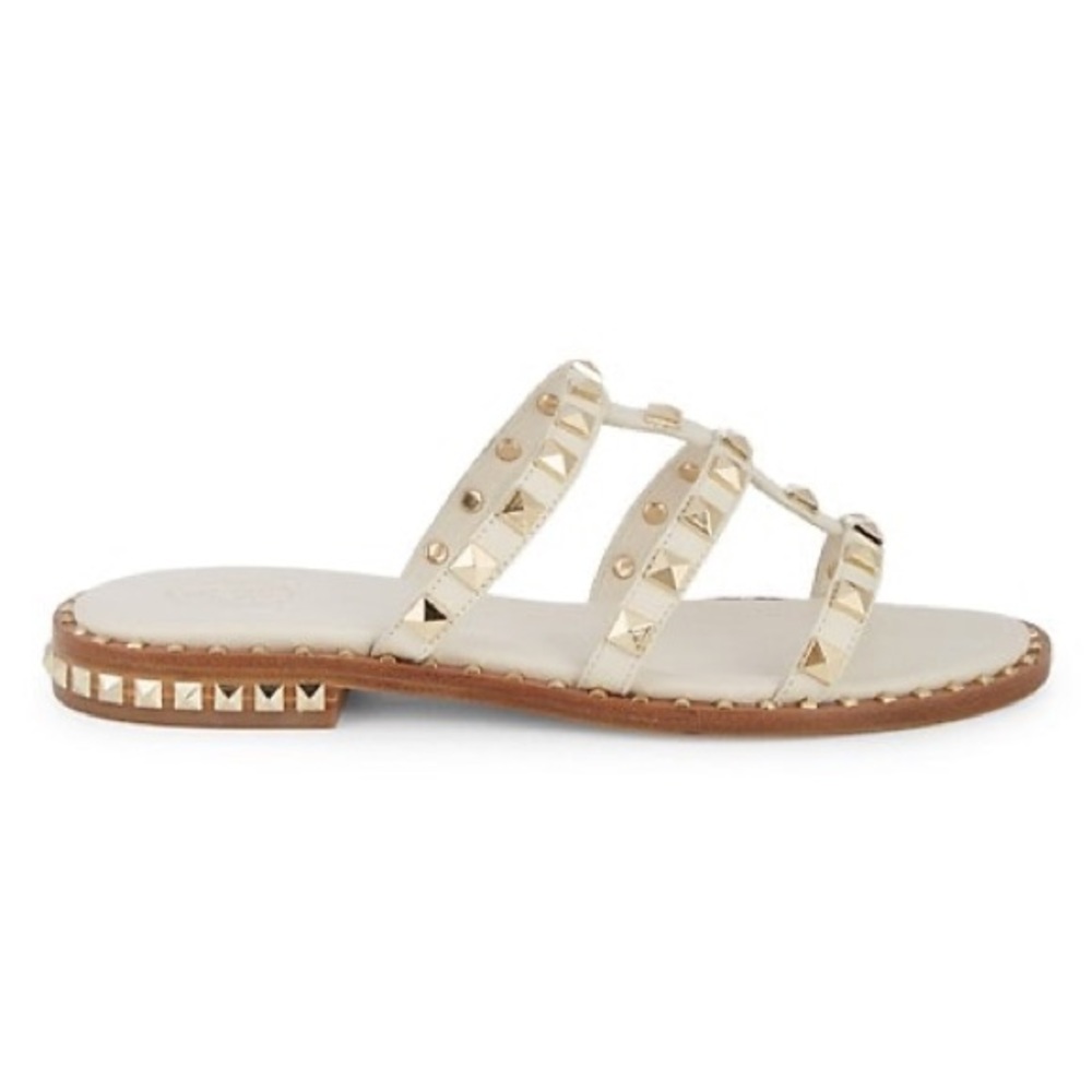 ASH Pop Stud Sandal White *Valentino Rockstud style Size 38
